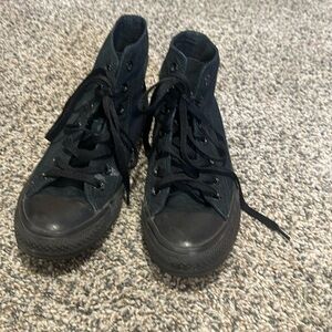 Black Converse high tops